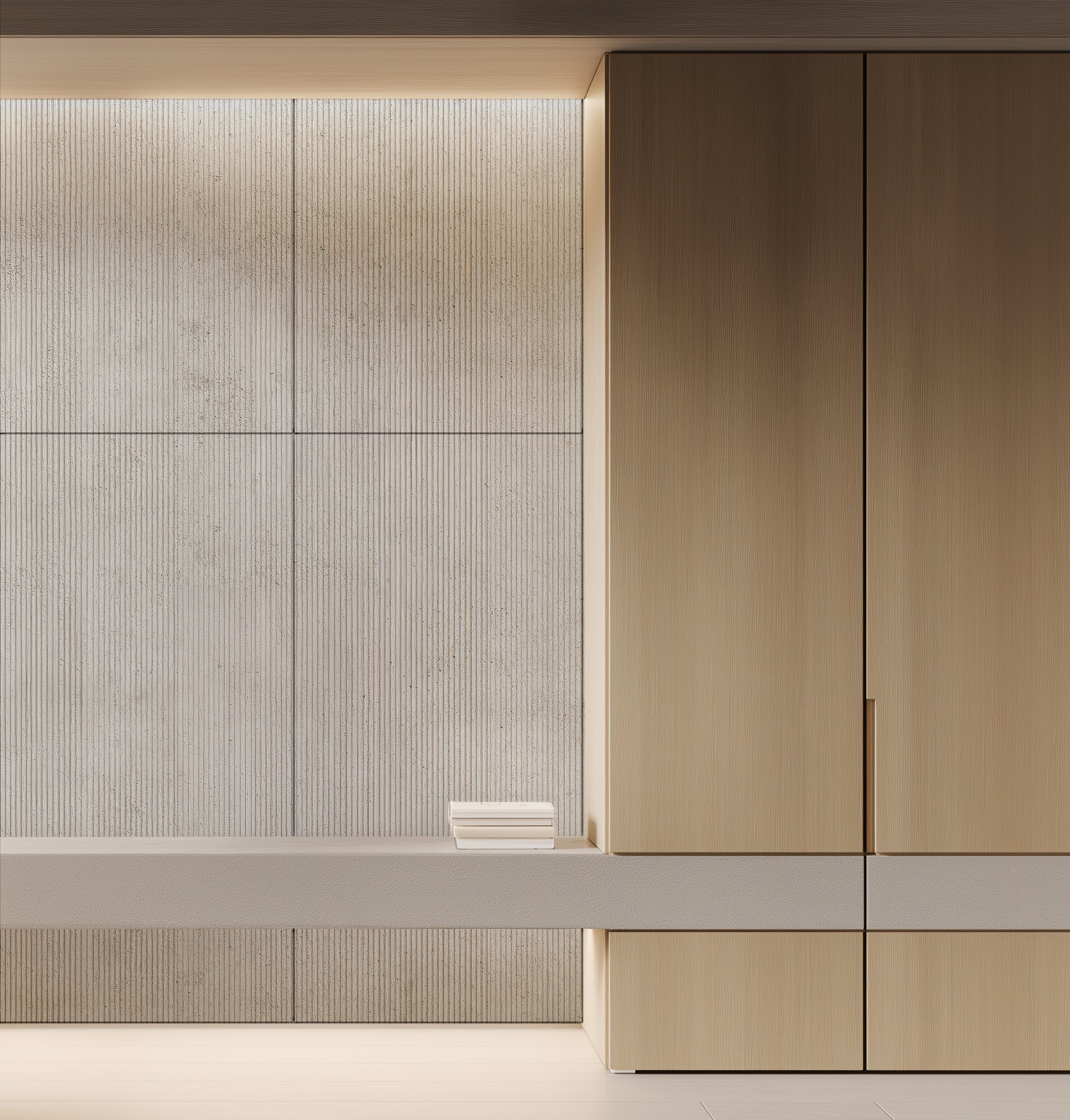 Concrete Plaster Stripes